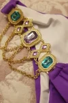 Bikini with Gems & Gold Chains