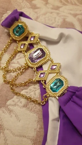 Bikini with Gems & Gold Chains photo review
