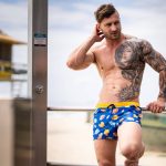 Alpha Male Sea Life Swim Trunks