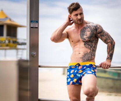 Alpha Male Sea Life Swim Trunks