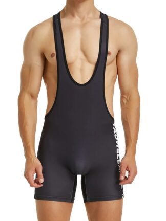 9705 Black Solid Color Singlet