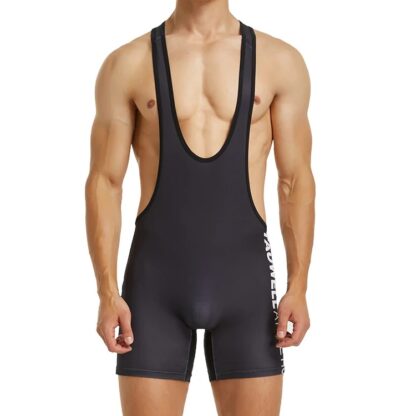9705 Black Solid Color Singlet
