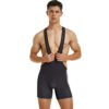 9705 Black Solid Color Singlet Front