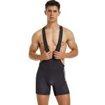 9705 Black Solid Color Singlet Front