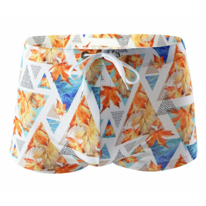 Brown Leaf Sunga Swim Shorts