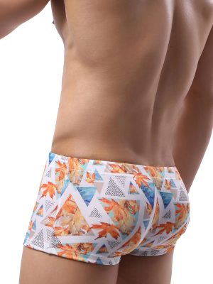 Brown Leaf Sunga Swim Shorts Side