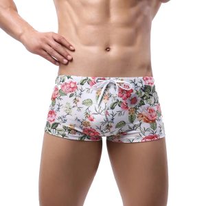 Floral Sunga Swim Shorts Front 2 Floral Sunga Swim Shorts Front