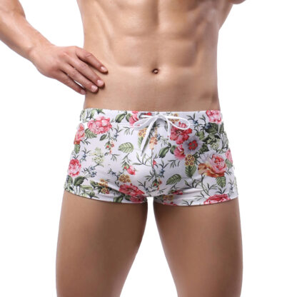 Floral Sunga Swim Shorts Front