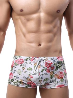 Floral Sunga Swim Shorts Front