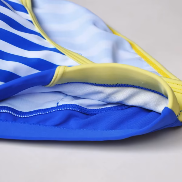 Grand Prix Swim Briefs in blue close-up