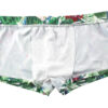 Green Leaf Swim Shorts Detail