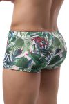 Green Leaf Swim Shorts Side