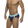 Triumph Swim Briefs in navy blue side view
