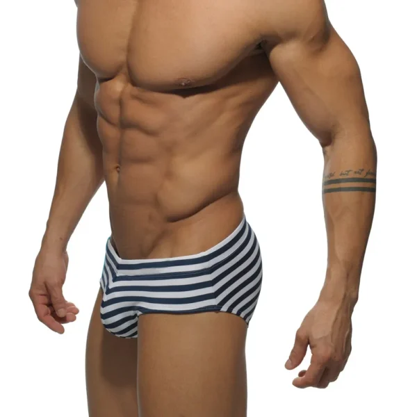 Victory Striped Swim Briefs side view