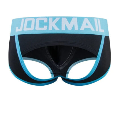 Jm408 Backless Boxer Briefs In Black Back view