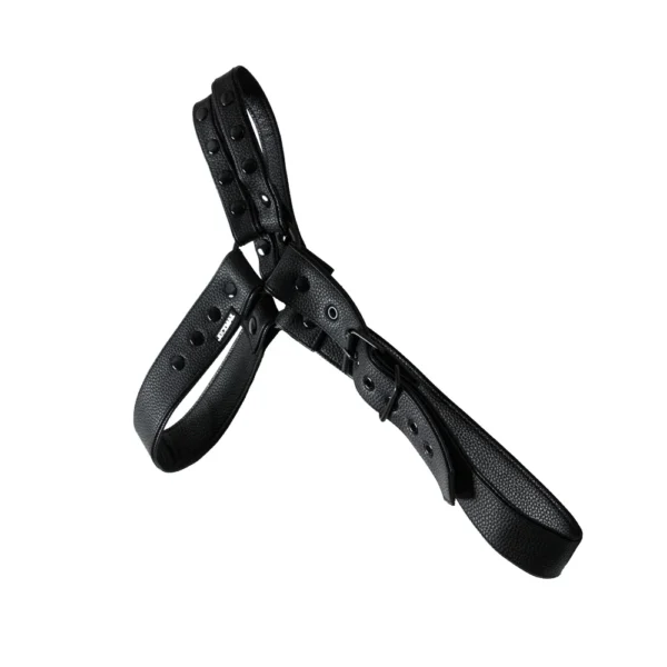 JM991 Synthetic Leather Gladiator Harness black