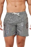 Mirrorball Swim Trunks front view