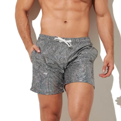 Mirrorball Swim Trunks front view