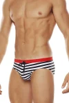 Monte Carlo Swim Briefs in black side view