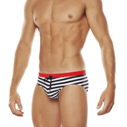 Monte Carlo Swim Briefs in black side view