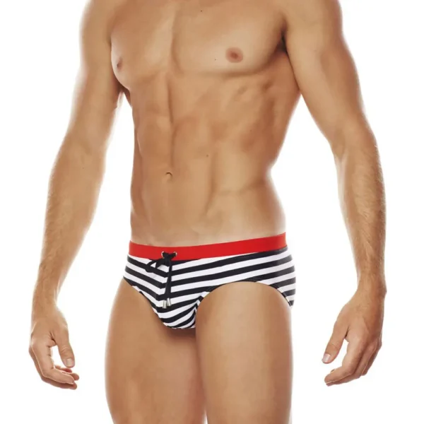 Monte Carlo Swim Briefs in black side view
