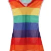 Rainbow Muscle Tank Hoodie