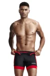 9701 Two-Toned Wrestling Singlet black front