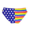 Stars And Rainbow Stripes Swim Briefs