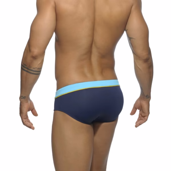 Triumph Swim Briefs in navy blue rear view