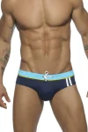 Triumph Swim Briefs in navy blue front view