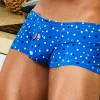 Dot Fit Trunks 90509 Blue Close Up