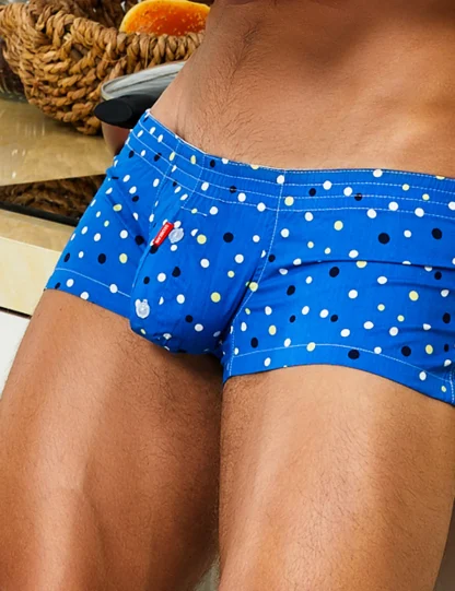 Dot Fit Trunks 90509 Blue Close Up