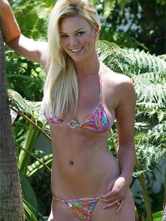 Pink Paisley G-string Bikini