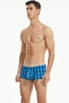 Plaid Fit Trunks 230503 Blue