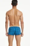 Plaid Fit Trunks 230503 Blue