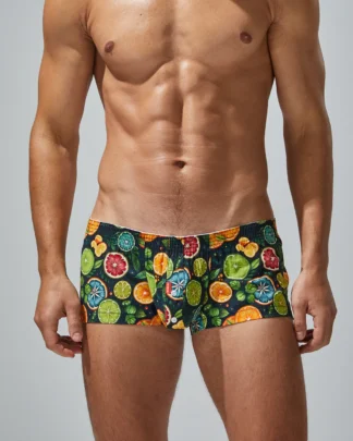 Tight Fit Citrus Fruit Boxer Briefs