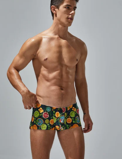 Tight Fit Citrus Fruit Boxer Briefs