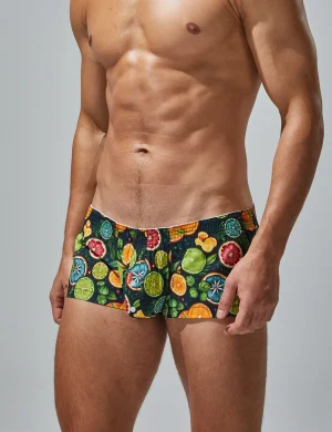 Tight Fit Citrus Fruit Boxer Briefs