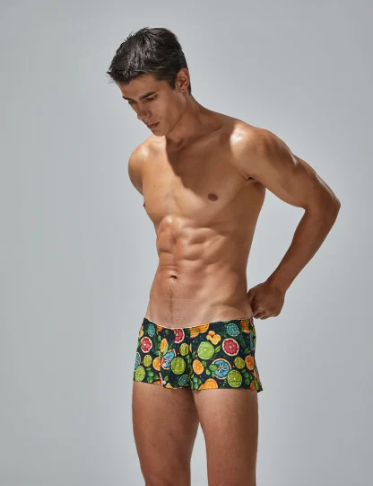 Tight Fit Citrus Fruit Boxer Briefs