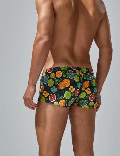 Tight Fit Citrus Fruit Boxer Briefs