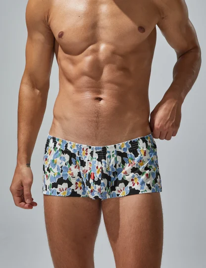Tight Fit Floral Boxer Briefs