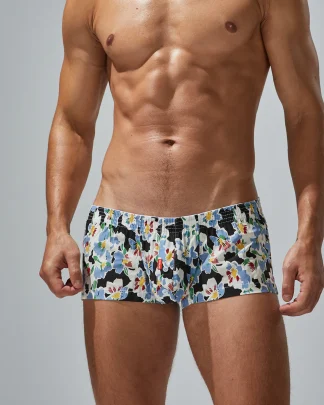 Tight Fit Floral Boxer Briefs