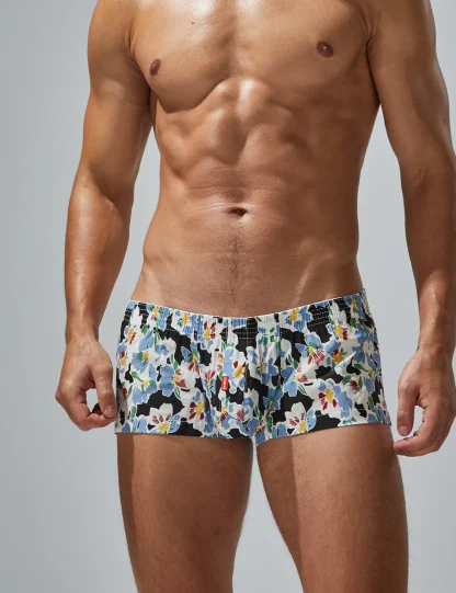 Tight Fit Floral Boxer Briefs