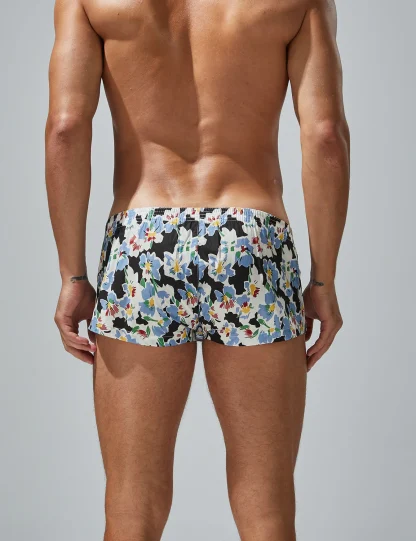 Tight Fit Floral Boxer Briefs