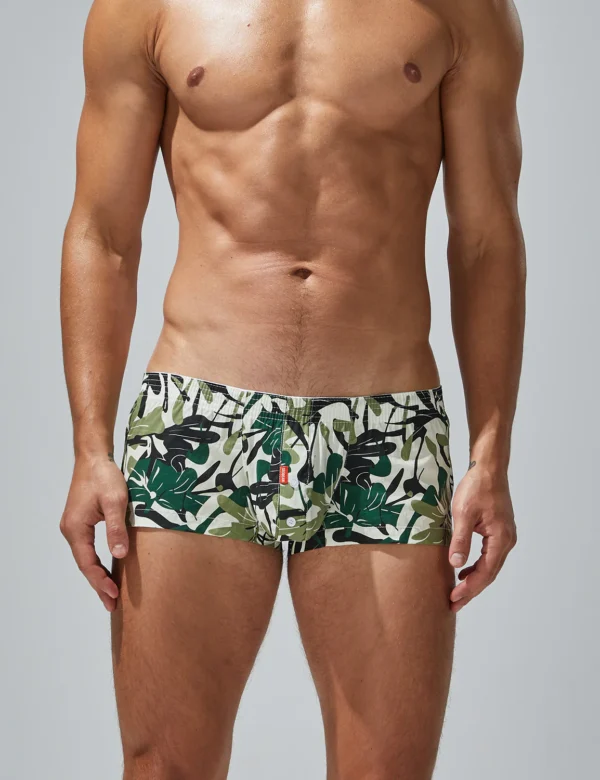 Tight Fit Leaf Boxer Briefs