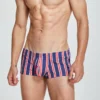 Tight Fit Striped Boxer Briefs 230509 in Navy