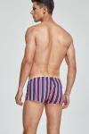 Tight Fit Striped Boxer Briefs 230509 in Navy