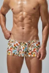 Tight Fit Tropical Boxer Briefs