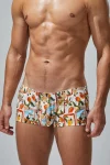 Tight Fit Tropical Boxer Briefs