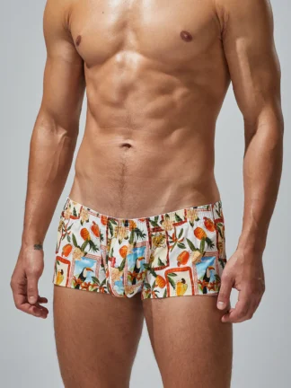 Tight Fit Tropical Boxer Briefs